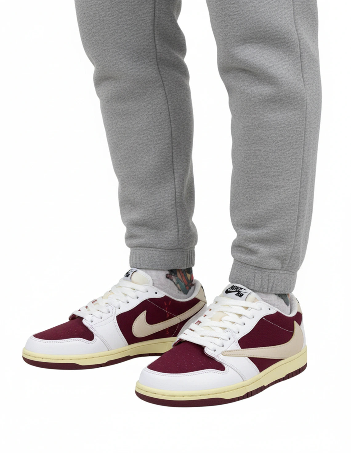 کتونی روزانه مردانه نایک Nike Jordan 1 Low Travis Scott M