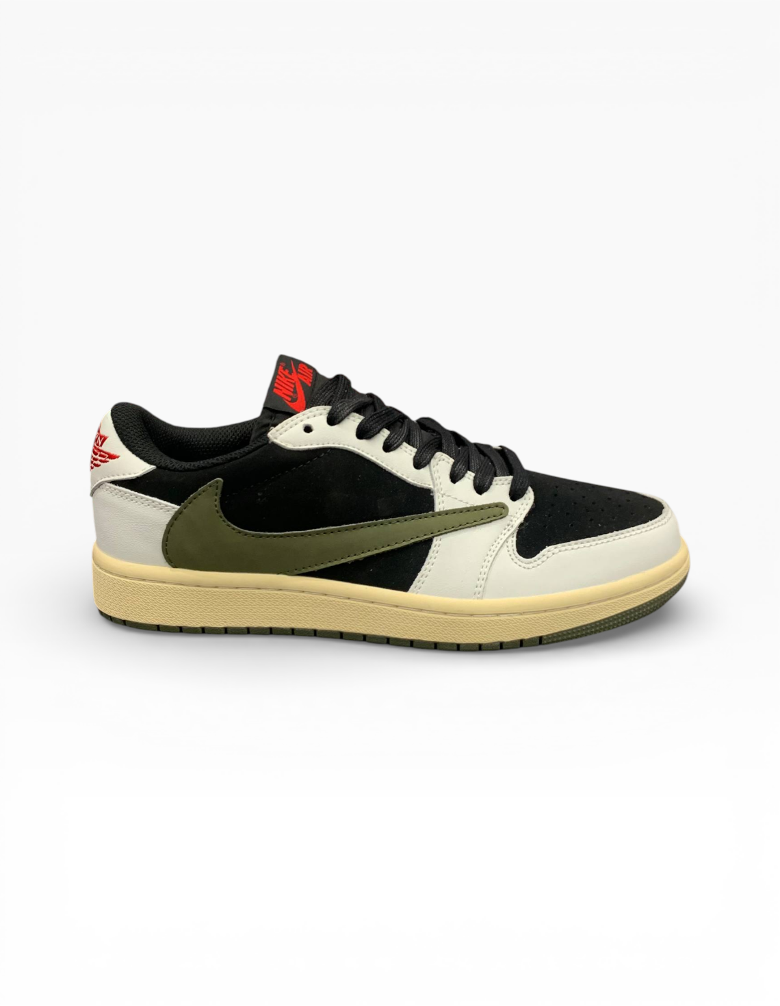 کتونی روزانه مردانه نایک Nike Air Jordan 1 Low Travis Scott Olive M