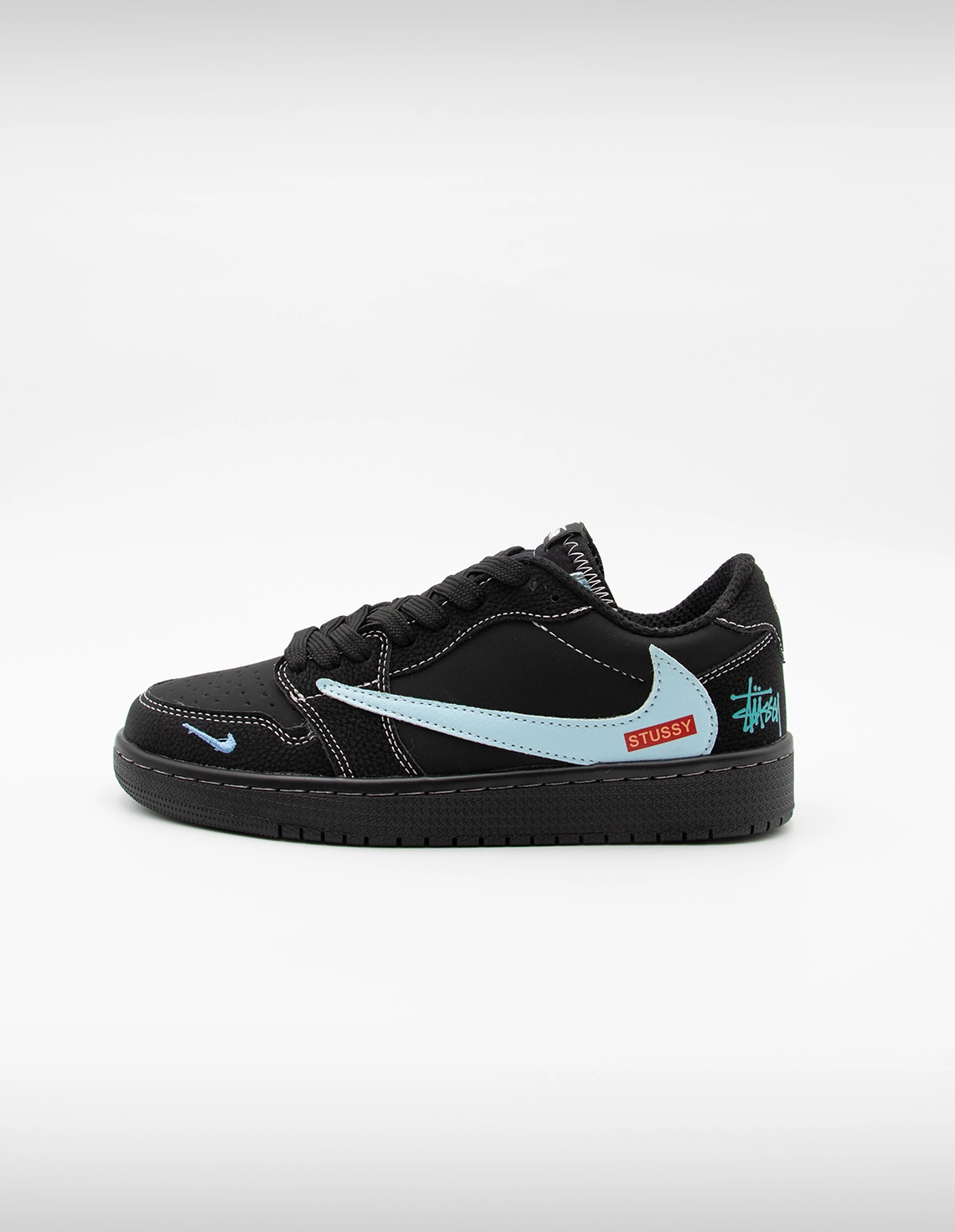 کتونی روزانه زنانه نایک Nike Jordan 1 Low Travis Scott Stussy W